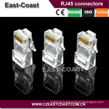 Crimp RJ45 connector 8P8C CAT5E Ethernet Cable Mocular Plugs